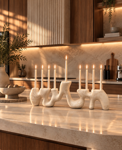 Sculptural Menorah