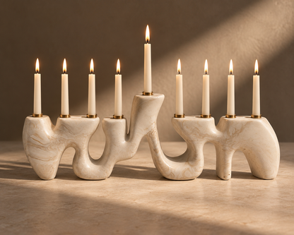 Sculptural Menorah
